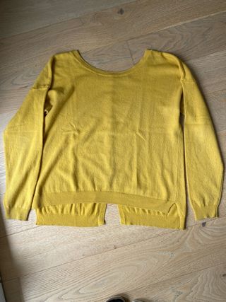 Maglione lana Sisley giallo ocra taglia 42