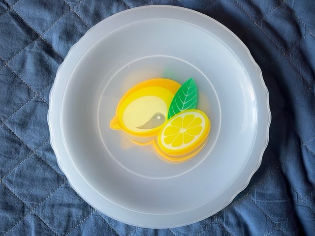 Set 16 piatti (8 piani, 8 fondi) in plastica dura