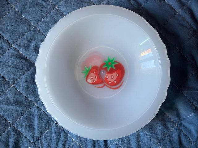 Set 16 piatti (8 piani, 8 fondi) in plastica dura