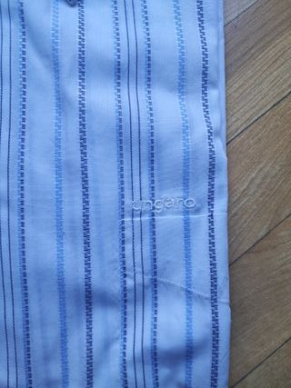 Camisa Ungaro Talla XL Rayas Azules y Blancas