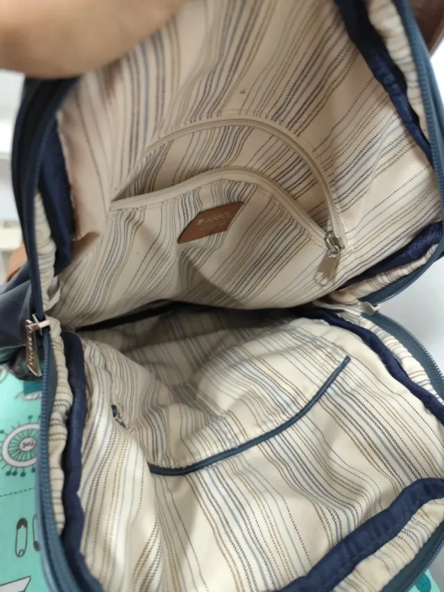 Mochila Gabol Azul y Marrón