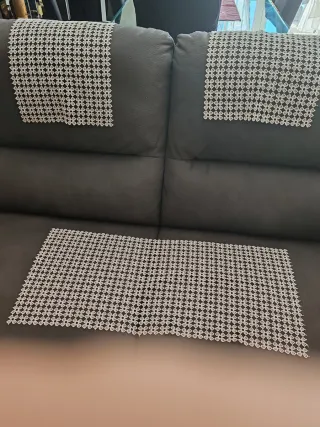 Set centrini bianchi