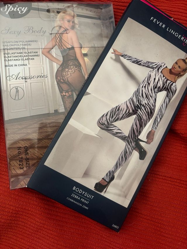Lote 2 Bodys: Sexy y Zebra Print