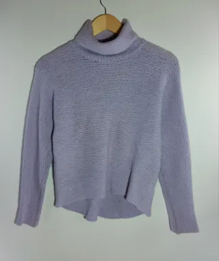 Jersey Ralph Lauren cuello alto morado