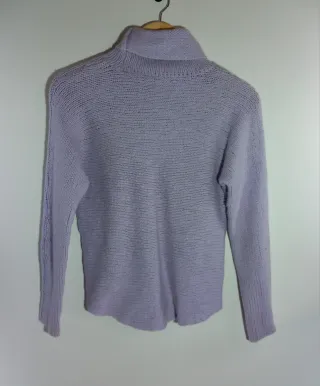 Jersey Ralph Lauren cuello alto morado