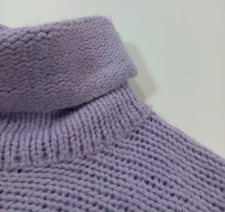 Jersey Ralph Lauren cuello alto morado