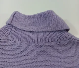 Jersey Ralph Lauren cuello alto morado