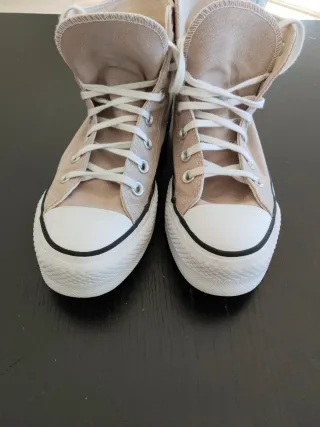 Converse All Star Beige/Blanco talla 36