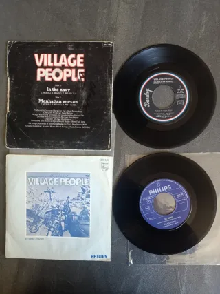 Village People: lote 7 vinilos single