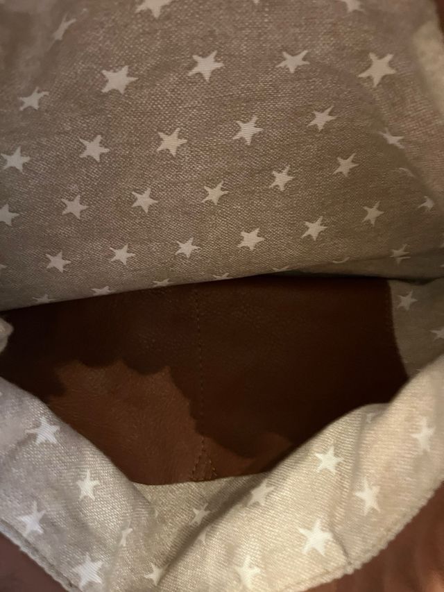 Mochila Mimique Piel y Tela Mapa