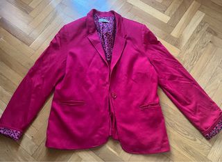 Chaqueta Punto Roma Rosa