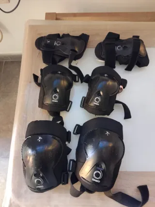 Protecciones rodillas, codos y manos