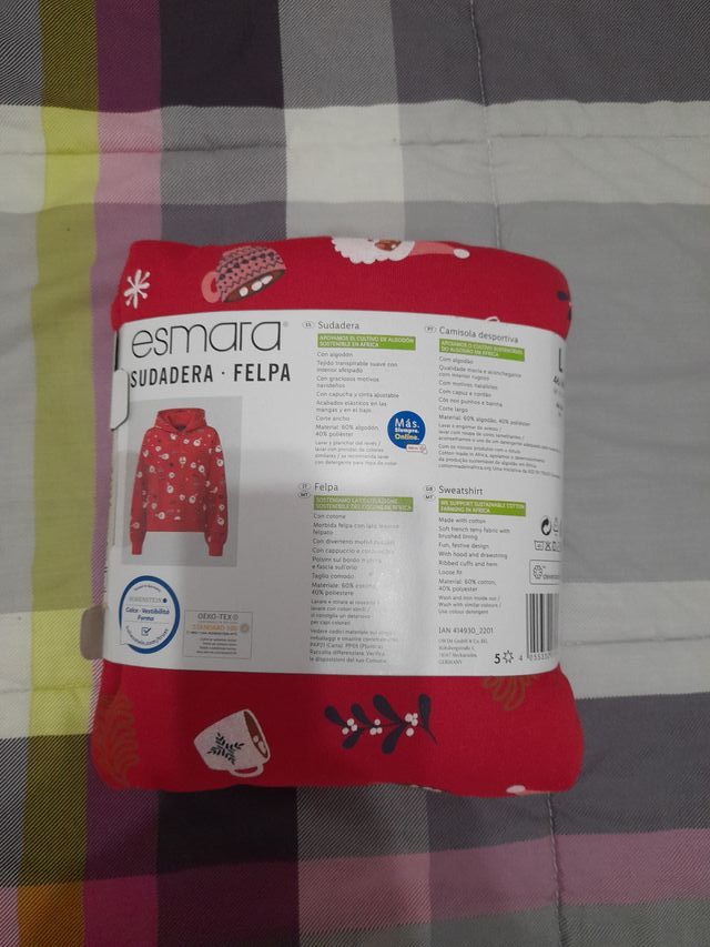 Sudadera Esmara Navideña Talla L