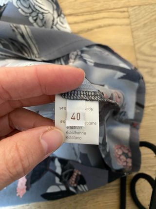 Blusa Kangra seta fantasia grigio