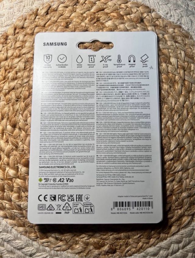(NUEVO) Tarjeta micro SD Samsung EVO Plus 512 GB