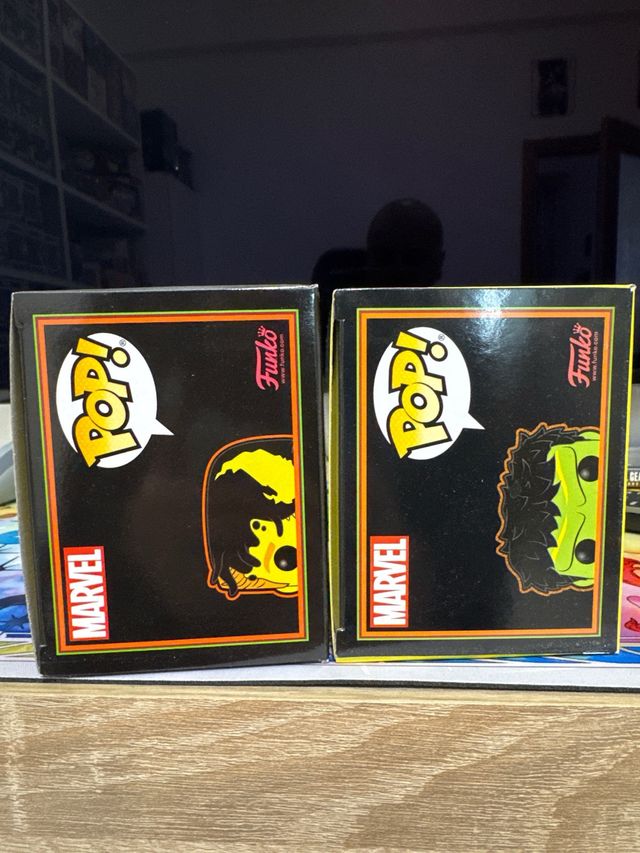 Funko Pop Marvel Eddie Brock & Hulk Black Light