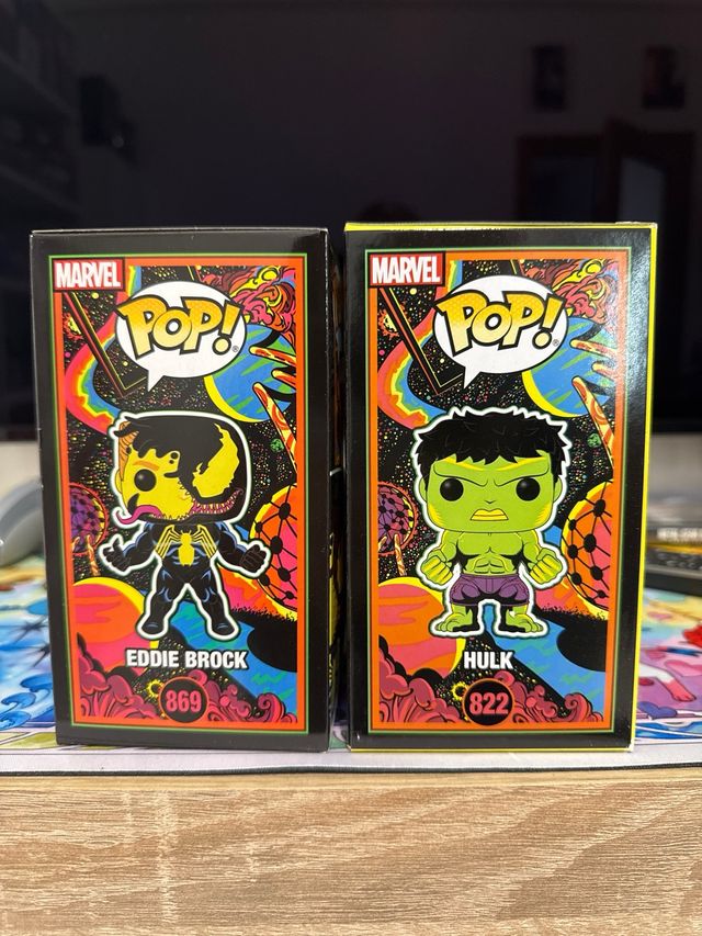 Funko Pop Marvel Eddie Brock & Hulk Black Light
