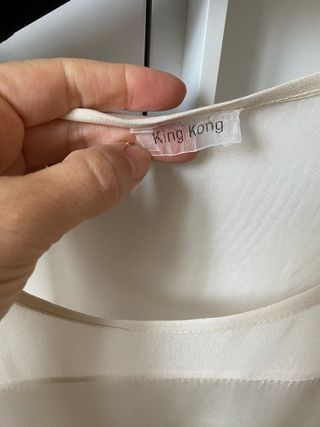 King Kong canotta pizzo e paillettes