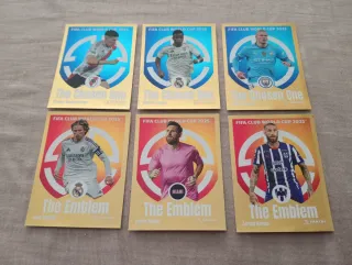 Lote 6 cromos Mundial Clubes FIFA 2025