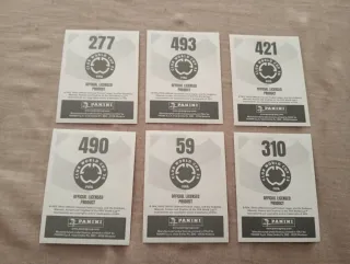 Lote 6 cromos Mundial Clubes FIFA 2025