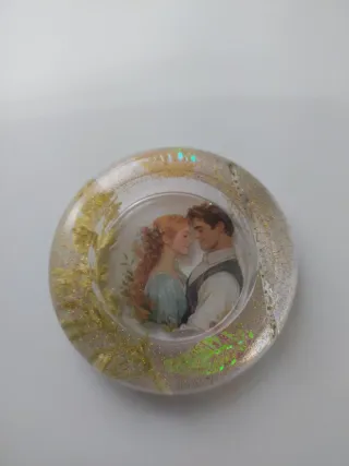 Portacandele in resina Ana Tejas Verdes