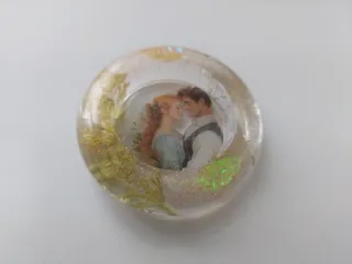 Portacandele in resina Ana Tejas Verdes