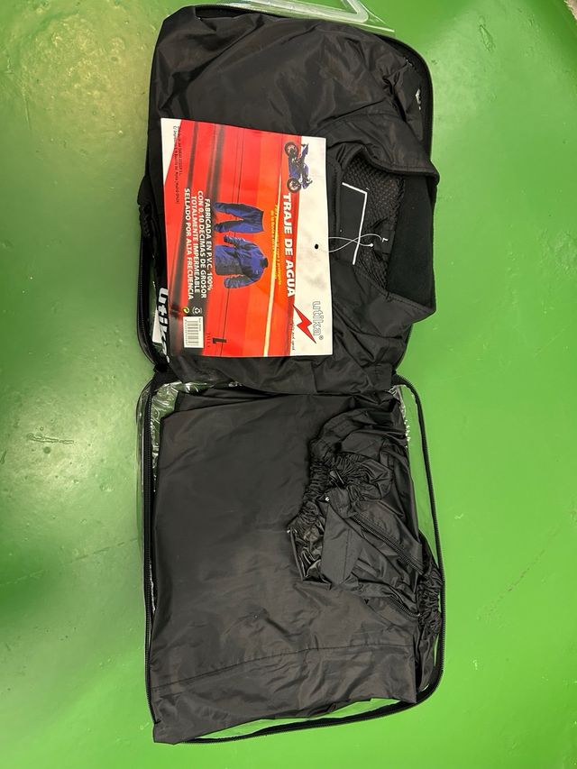 Traje de agua moto PVC 100% impermeable talla L