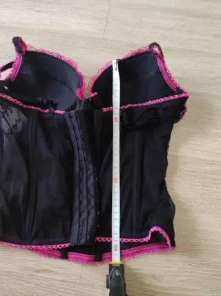 Corse vintage 95B negro y rosa