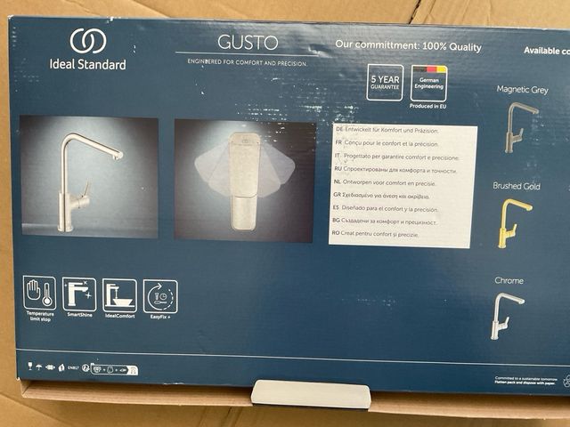 Miscelatore cucina in metallo