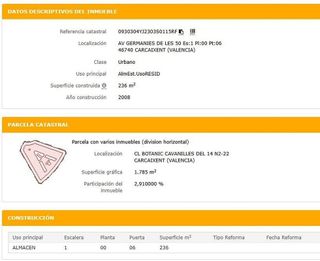 Local comercial en venta en Carcaixent