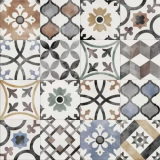 Suelo/Azulejo imitación hidráulico mix