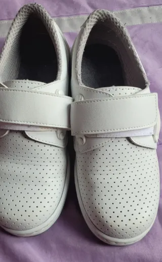 Zapatos blancos talla 38