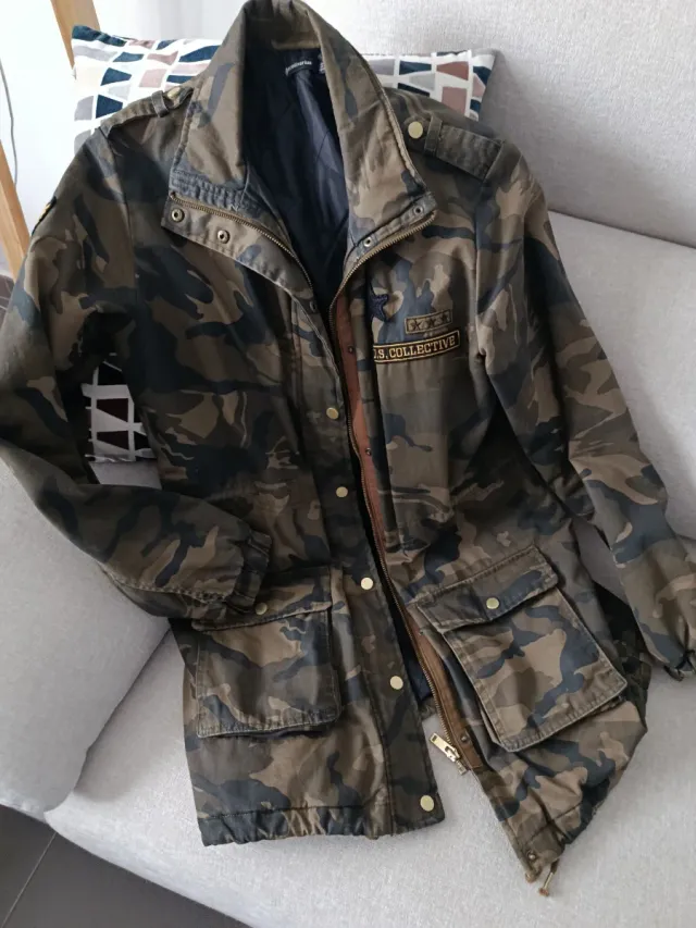 Chaqueta militar camuflaje mujer