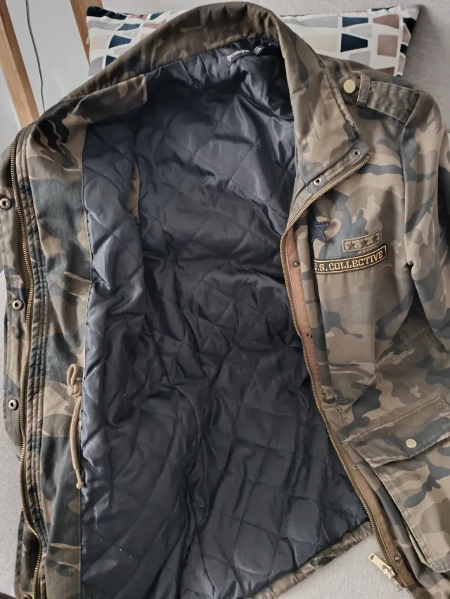 Chaqueta militar camuflaje mujer