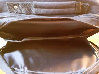 Mochila  Negra con propaganda