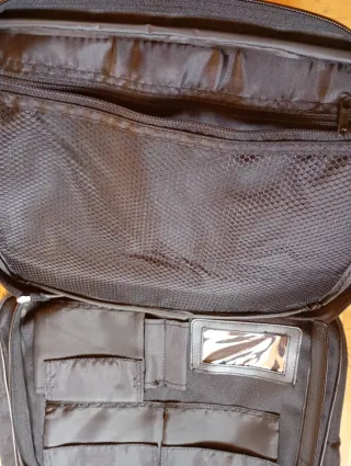 Mochila  Negra con propaganda