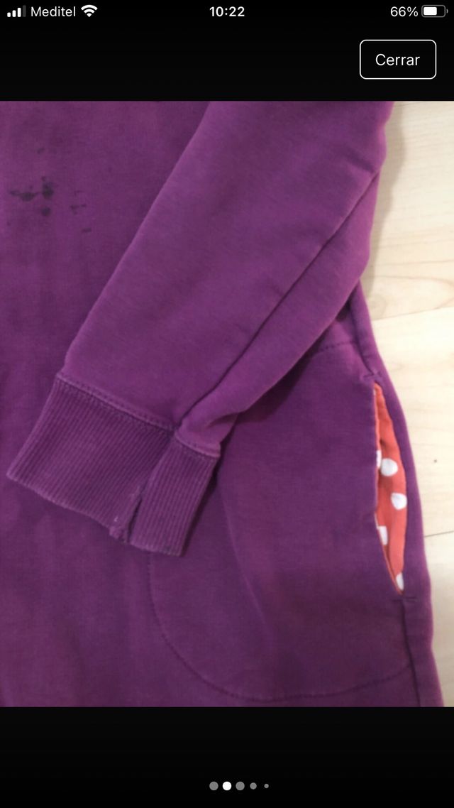 Abito sportivo viola 3-4 anni