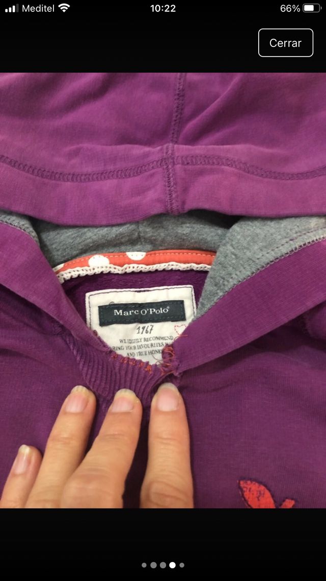 Abito sportivo viola 3-4 anni