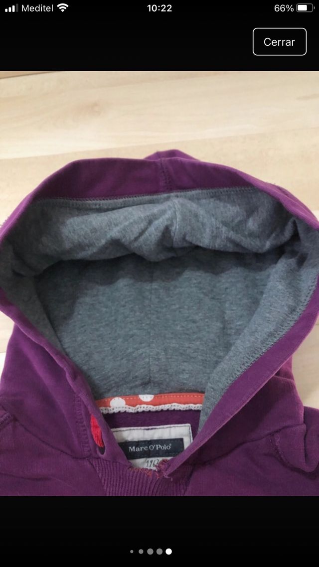 Abito sportivo viola 3-4 anni