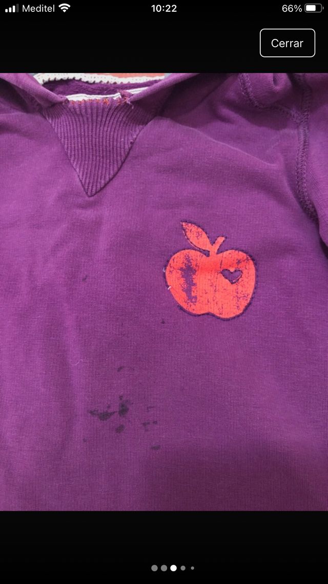 Abito sportivo viola 3-4 anni