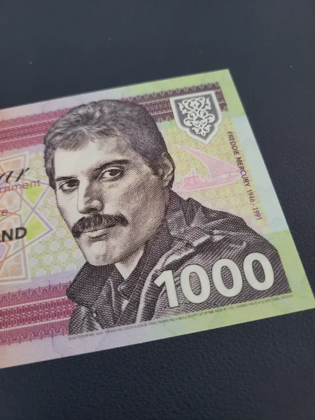 Billete 1000 Freddie Mercury 1946-1991