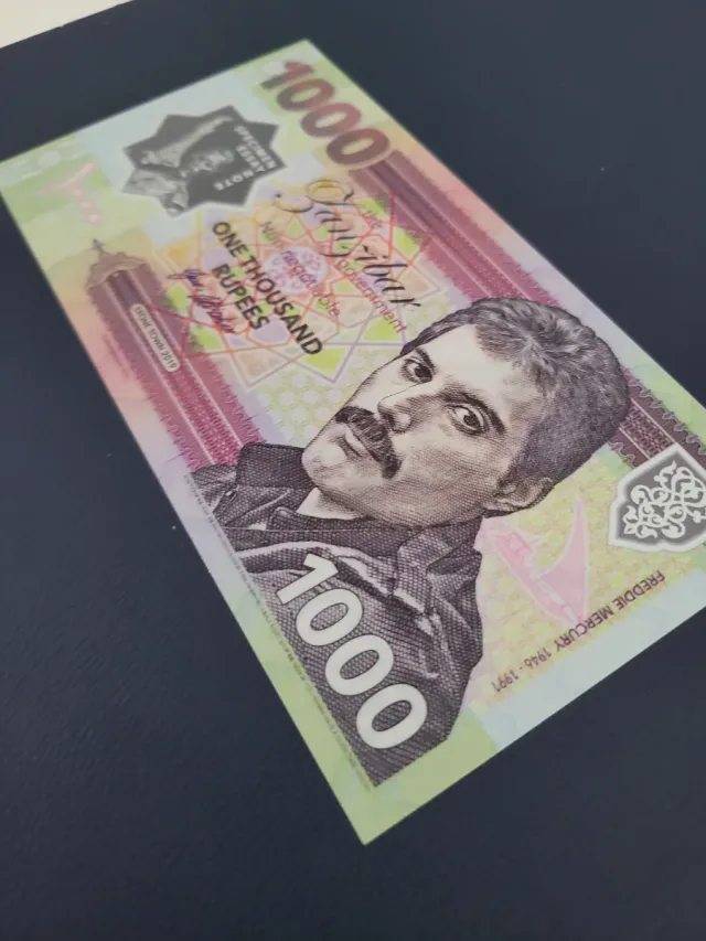 Billete 1000 Freddie Mercury 1946-1991