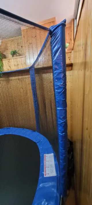 Cama elástica redonda 2,4m de diámetro.