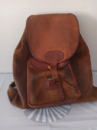Mochila de piel para caza