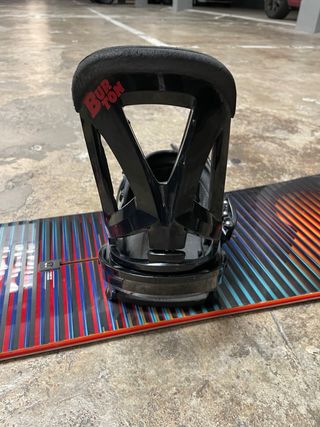 Tabla Snowboard Burton Clash y Fijaciones Custom