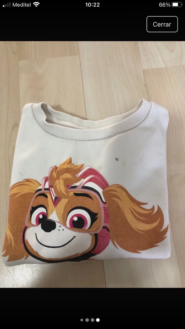 Felpa da bambina Paw Patrol taglia 4-5