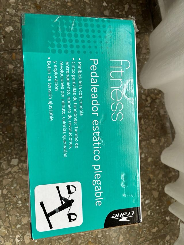 Pedaleador estático plegable Crane Fitness nuevo