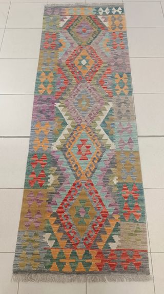 Tappeto Kilim afgano 186x63 cm