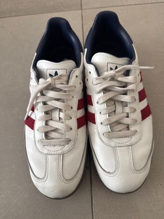 Adidas Samba Bianche Rosse Uomo Tg.