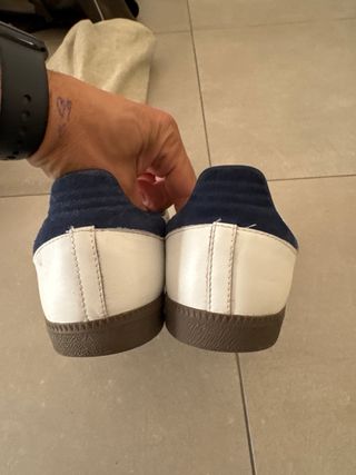 Adidas Samba Bianche Rosse Uomo Tg.